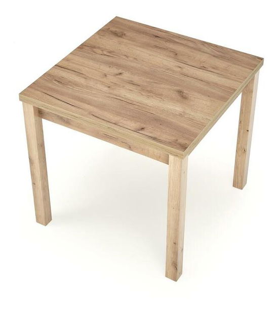 Blagovaonski stol na razvlačenje 80-160 cm Gampa (hrast craft) (za 4 do 6 osoba)