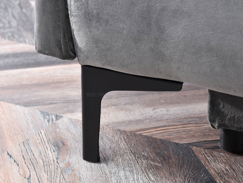 Pohovka dvojsedačka Mastil (čierna)