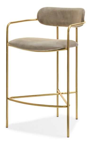 Stolica Viola (bež + zlatna)