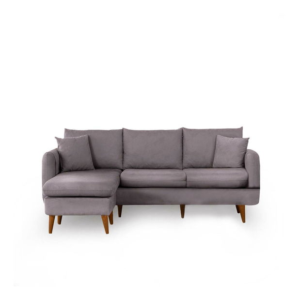 Sarok ülőgarnitúra Sanfrisco (B) (szürke)