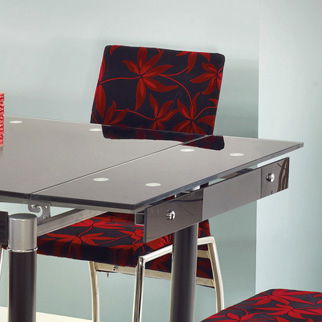 Jedálenský stôl Kendal čierna (pre 4 osoby)