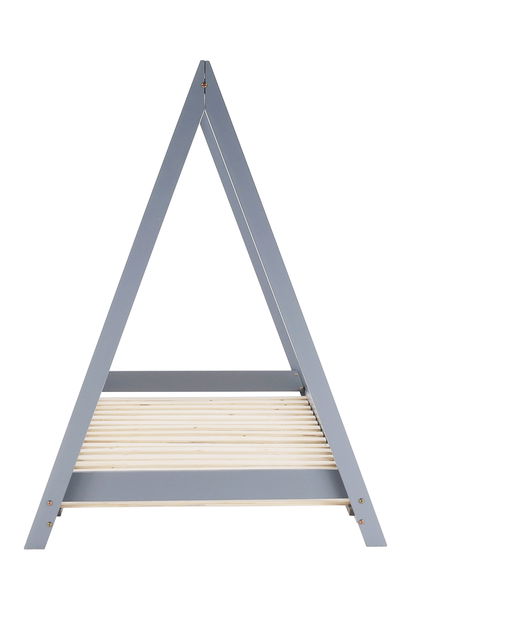 Egyszemélyes ágy 90 cm Gross (szürke)