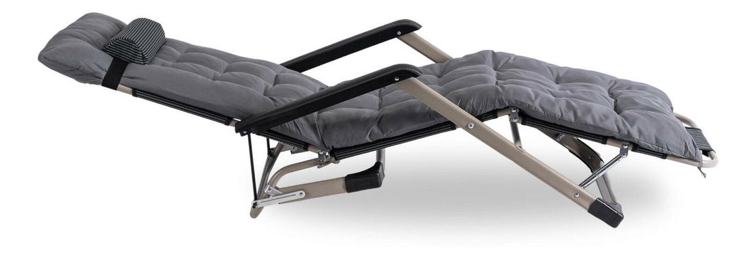 Vrtna ležaljka Enfrenta (siva) 