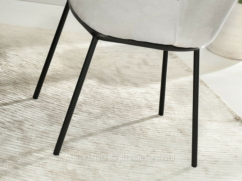 Scaun sufragerie Koalas (gri + negru)