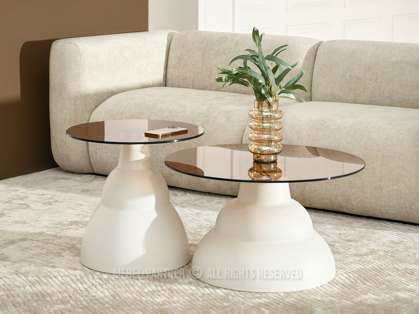 Măsuță de cafea Ofendi (alb)