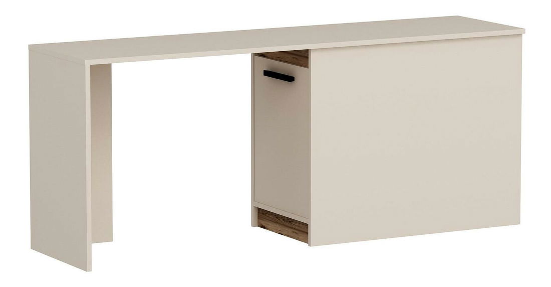 PC stolík Pelavi 1 (orech svetlý + béžová) 