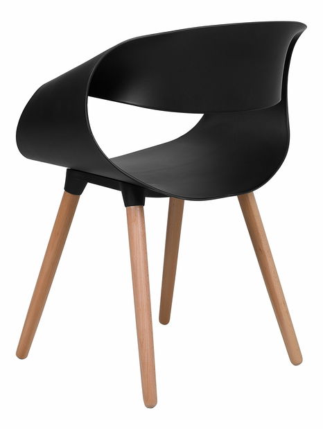 Set 2ks. jedálenských stoličiek Charm (čierna)