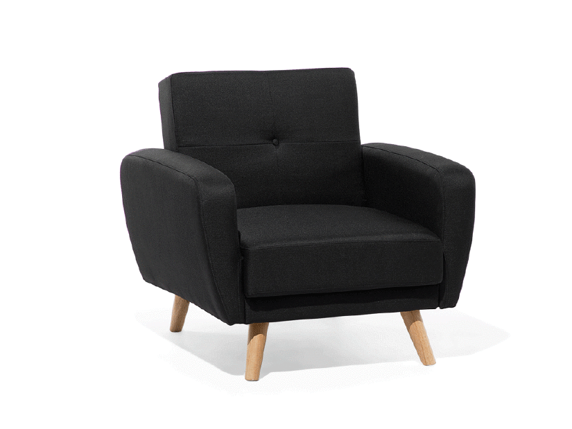 Ülőgarnitúra Flong (fekete) *bazár