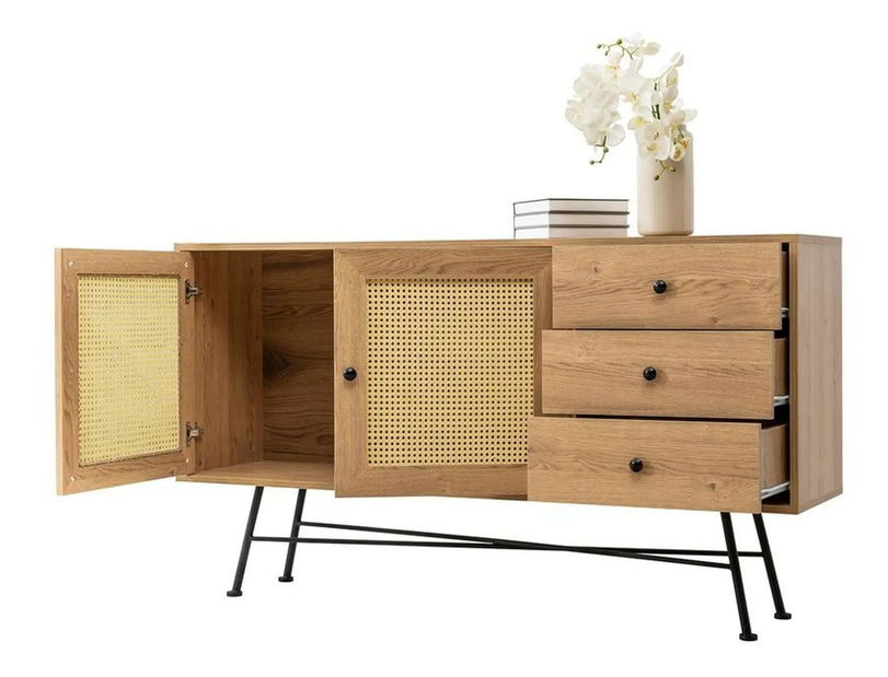 Komód Vovula 5 (természetes) 