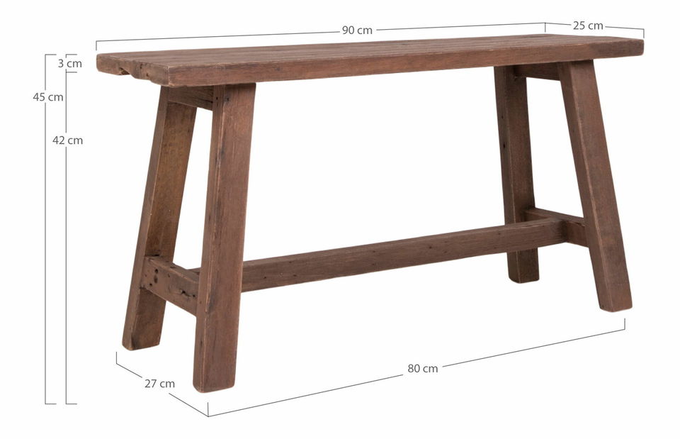 Záhradná lavička Baveria 2 (prírodná)