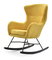 Fotel Nesia (sárga + fekete)