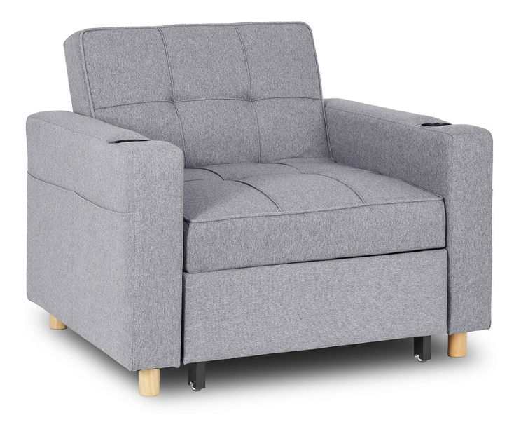 Fotoliu extensibil Suspendida (gri) 