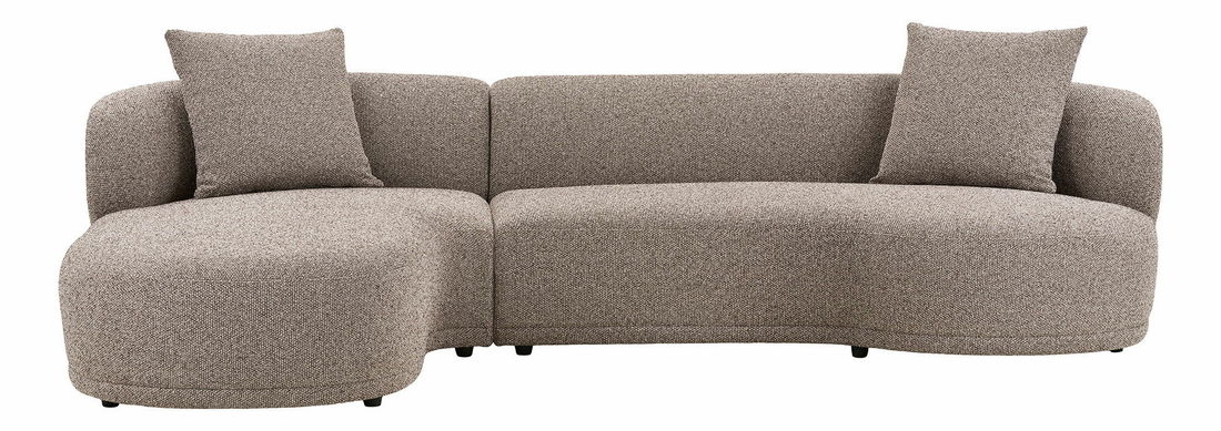 Rohová sedacia súprava (L) Kaveria (hnedá)