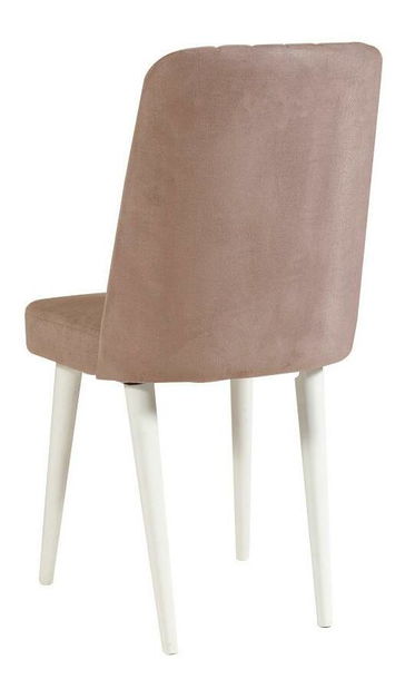 Jedálenská stolička Vlasta 1 (biela + kameň)