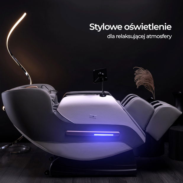 Masažna fotelja Visita Max (siva) 