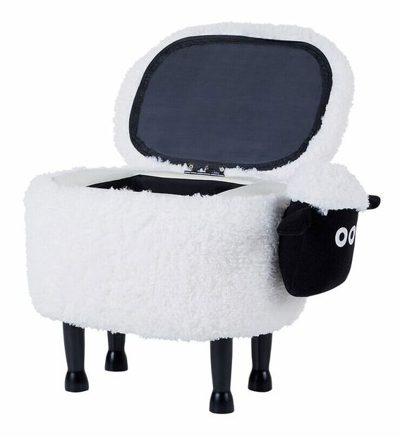 Scaun pentru copii Sunil (alb) 