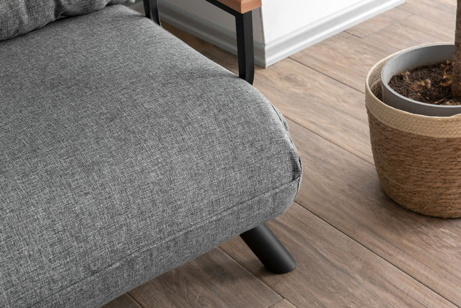 Széthúzható fotel Sandy (világosszürke)