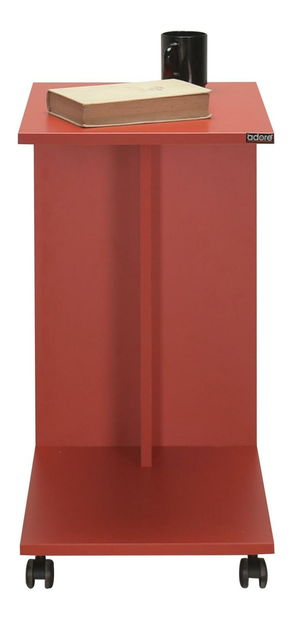 Pomoćni stolić Shepaletta (crvena)