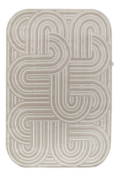Covor 160 x 230 cm Amora (bej + alb)