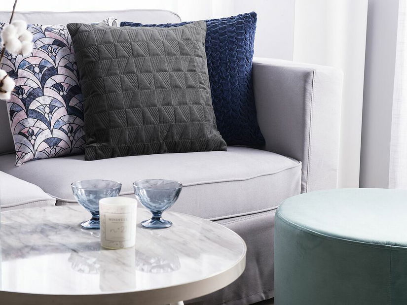 Vankúš 45x45 cm LILEA (sivá)