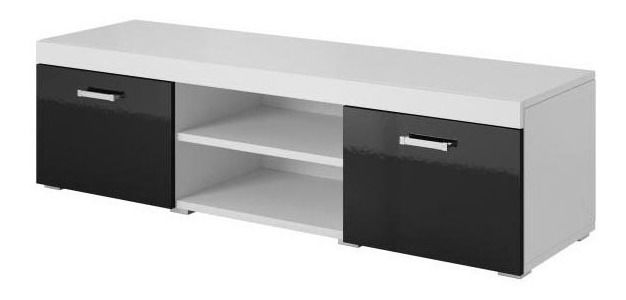 TV stolík Selene (biela + čierna)