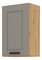 Dulap superior de bucătărie Lucid 45 G 72 1F (Stejar artisan + claygrey)