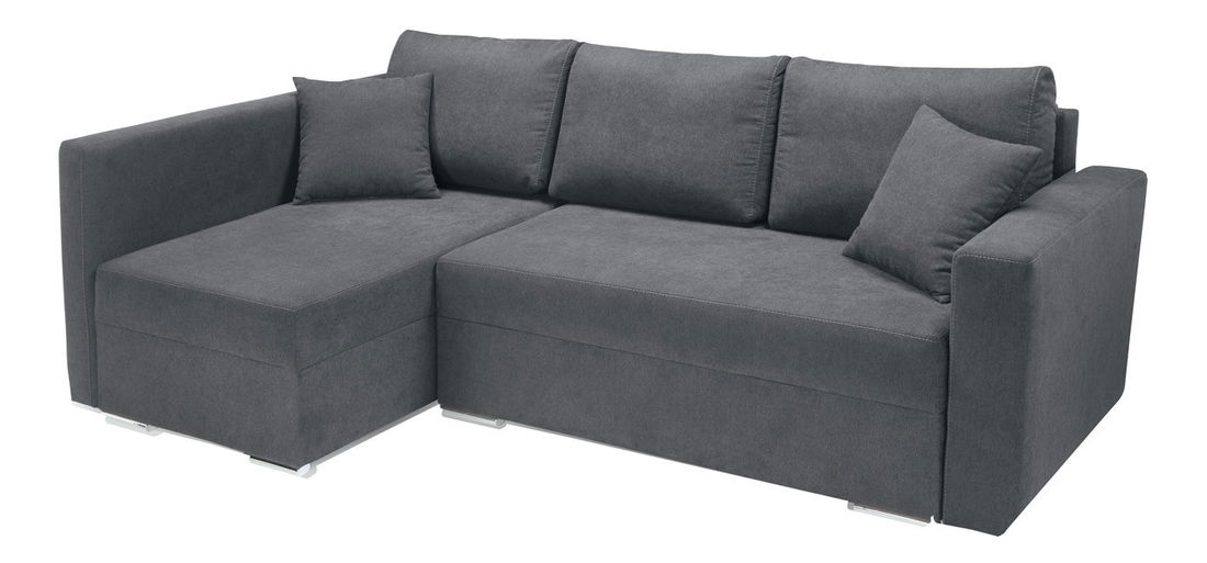 Rohová sedačka BRW Kris Lux 3DL URC (tmavosivá) (L)