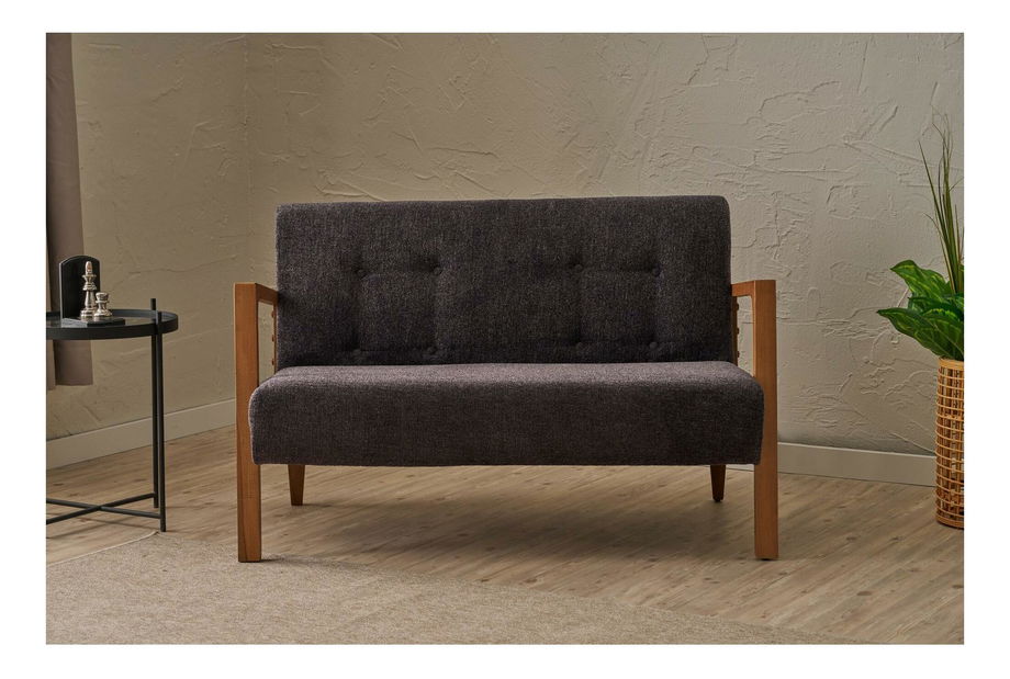 Canapea două locuri Kramer (antracit)