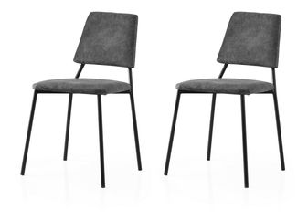 Set blagovaonskih stolica (2 kom.) Limeta (crna + antracit)