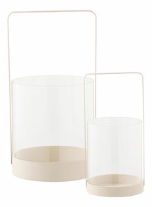 Sfeșnic 2 buc Hsidina 1 (bej)