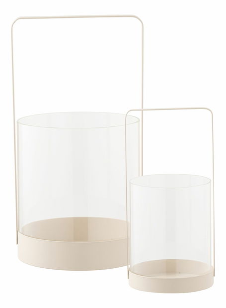 Svietnik 2 ks Hsidina 1 (béžová)