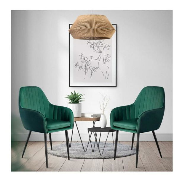 Jedálenská stolička Pamper 6 (tmavozelená)