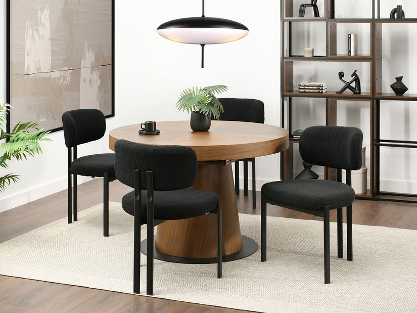 Jedálenská stolička Kuroyedov (čierna)