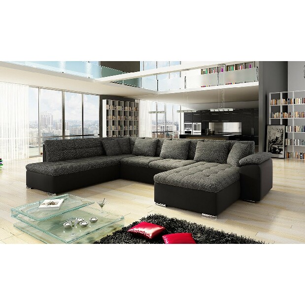 Kutna sofa Talina s funkcijom spavanja (desna U) (Uttario Velvet 2955 + Uttario Velvet 2955 + Uttario Velvet 2979)