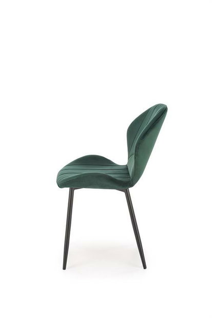 Scaun de sufragerie Kuzmiento (verde închis)