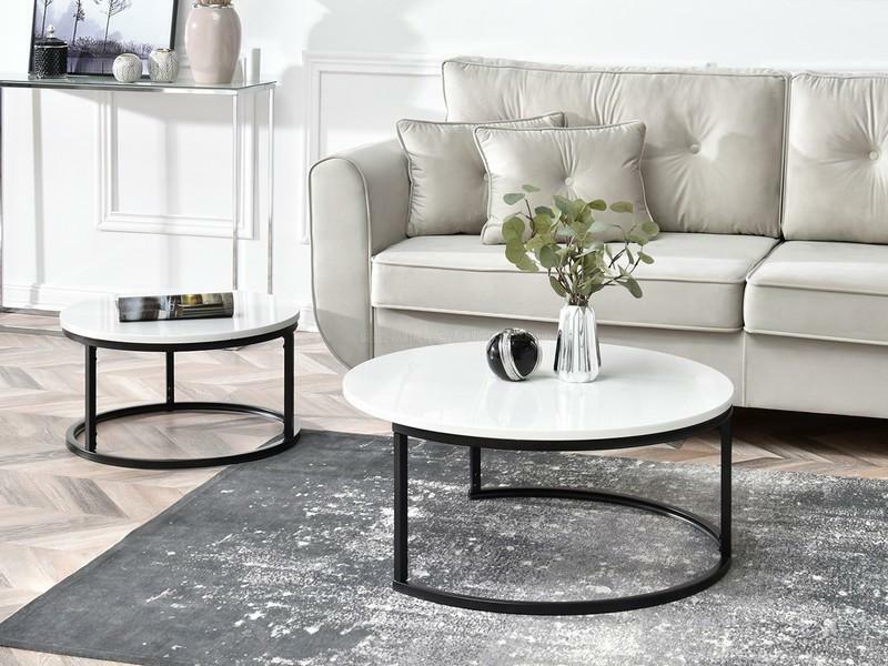 Stolić za kavu Kolja Zest Xl (bijela + crna)