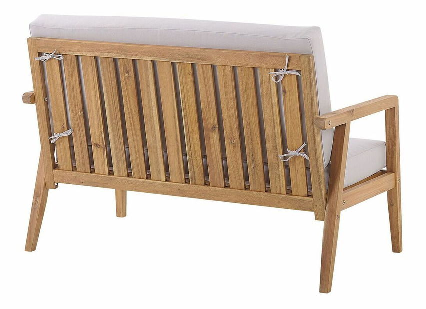 Set mobilier de grădină PALAN (lemn deschis) (pentru 4 persoane)