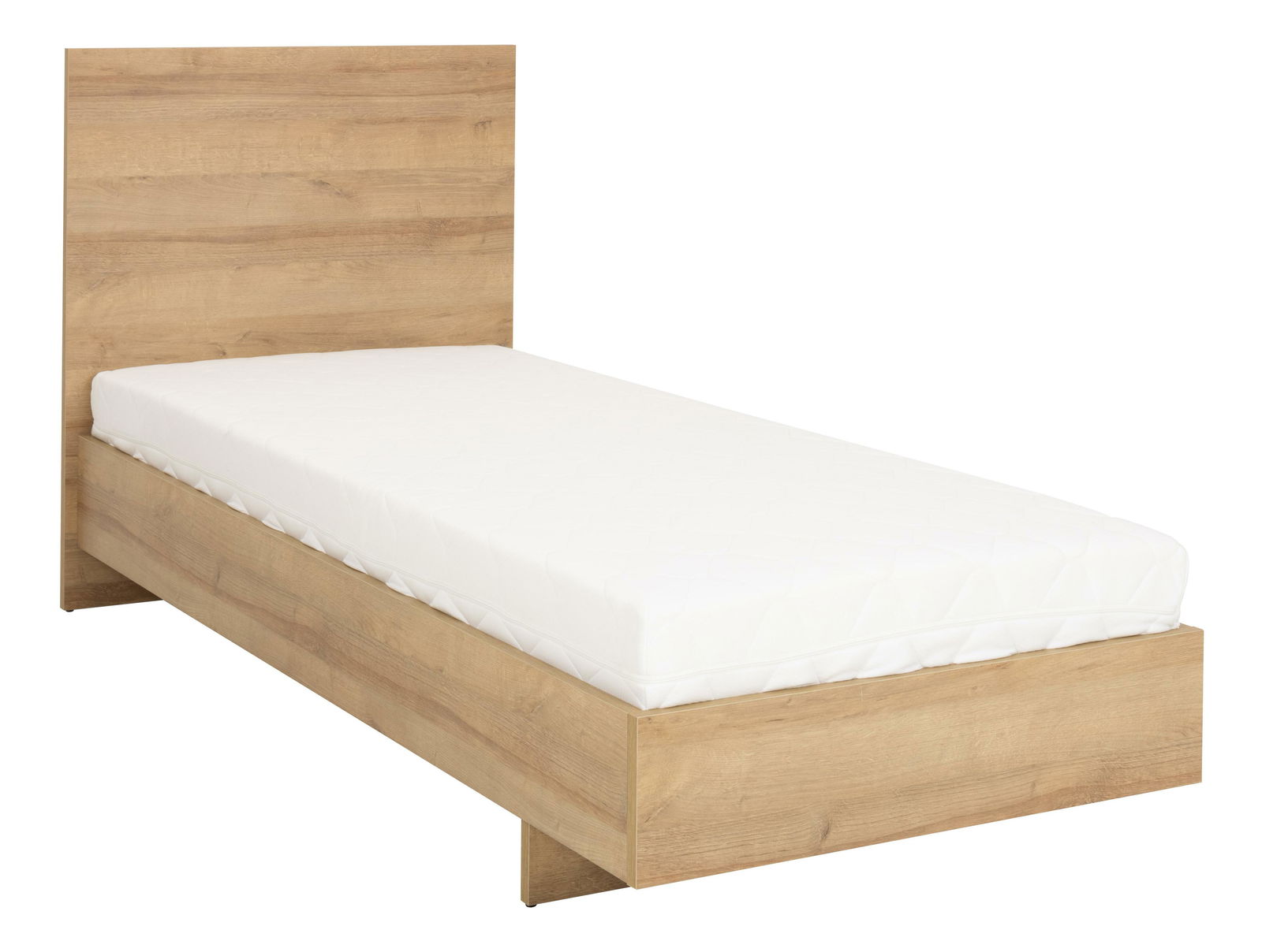 Jednolôžková posteľ 80 cm Nustretta N07 (dub riviera)