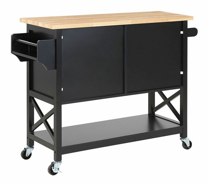 Tálalóasztal Melza (fekete)