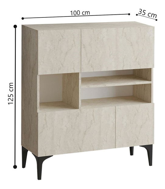 Ormarić Aliex 17 (travertin)