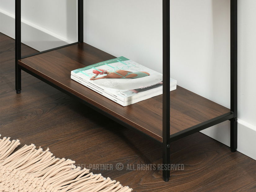 Konzolni stolić Frey (orah + crna)