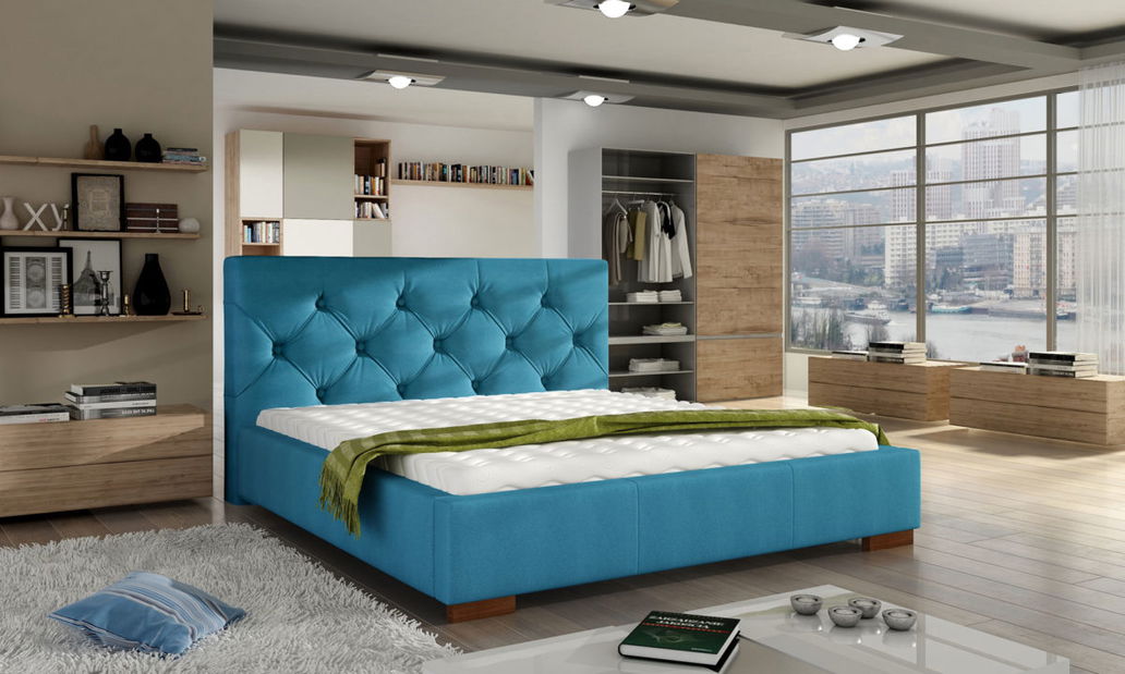 Manželská posteľ 140 cm Ellington (s roštom)