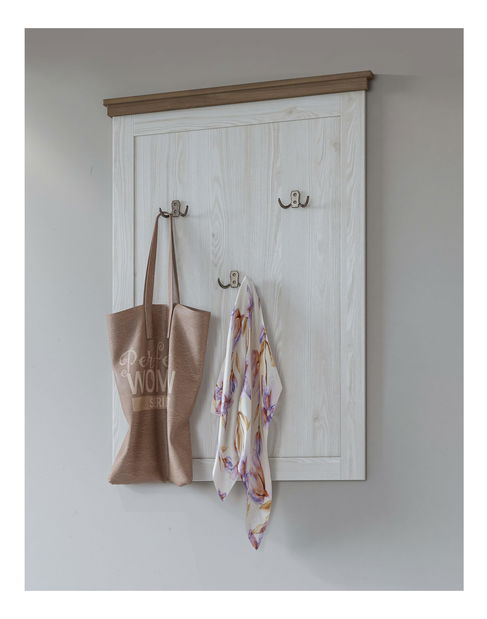 Panou cuier Navori (cenușiu + stejar lefkas)