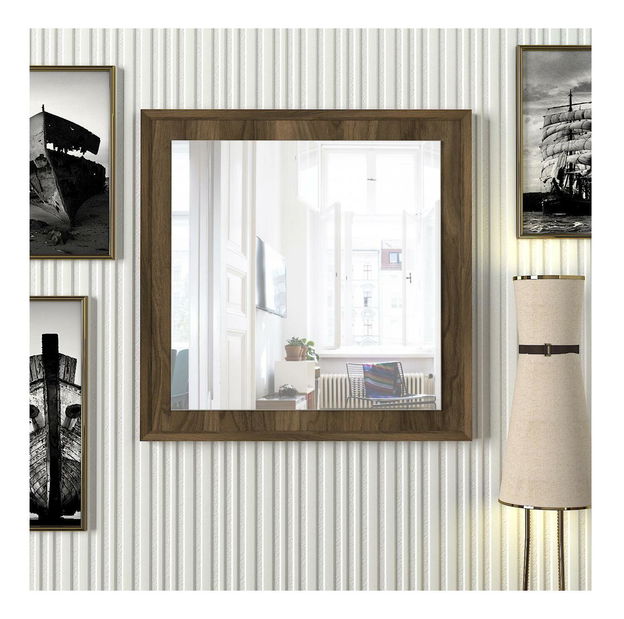 Dekoratívne zrkadlo Depava (orech) 