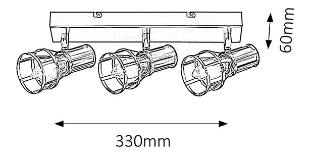 Bodové svietidlo Aria 5960 (matná čierna)