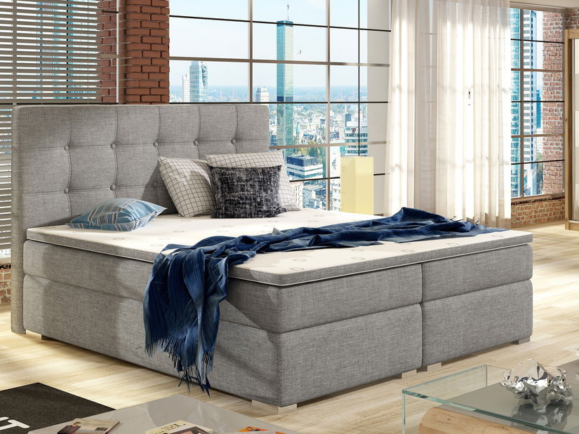 Bračni krevet Boxspring 180 cm Irma 01 (bež)