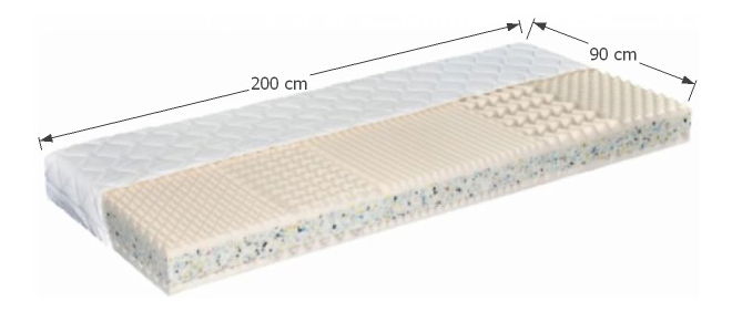 Saltea spumă 90 cm Monda