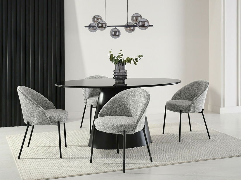 Scaun Marine (gri + negru)