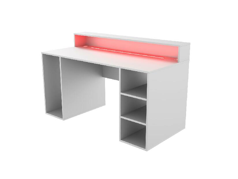 LED Pisaći stol Myst (bijela)
