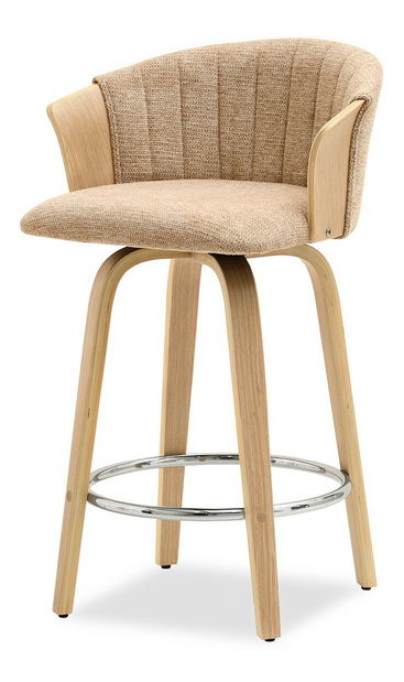 Scaun Helm (bej + stejar)